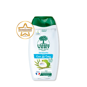 douche eau de coco hypoallergenique