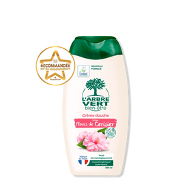 douche fleurs cerisier hypoallergenique