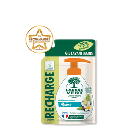 Recharge gel lavant mains Monoï 300 mL