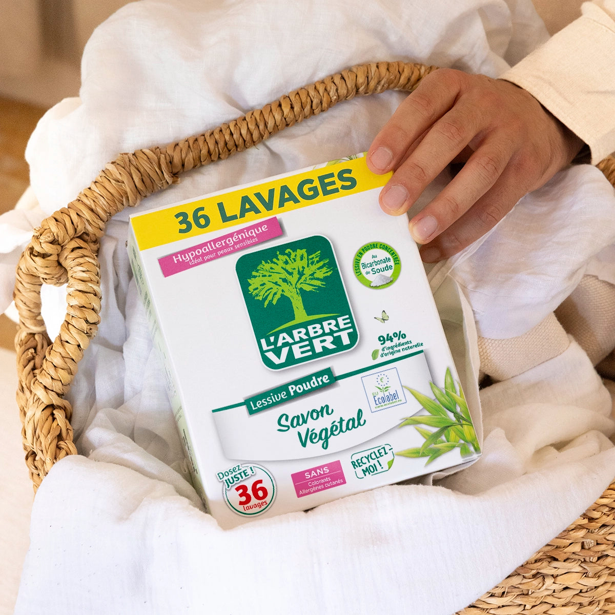 Lessive poudre Savon Végétal 1,8Kg