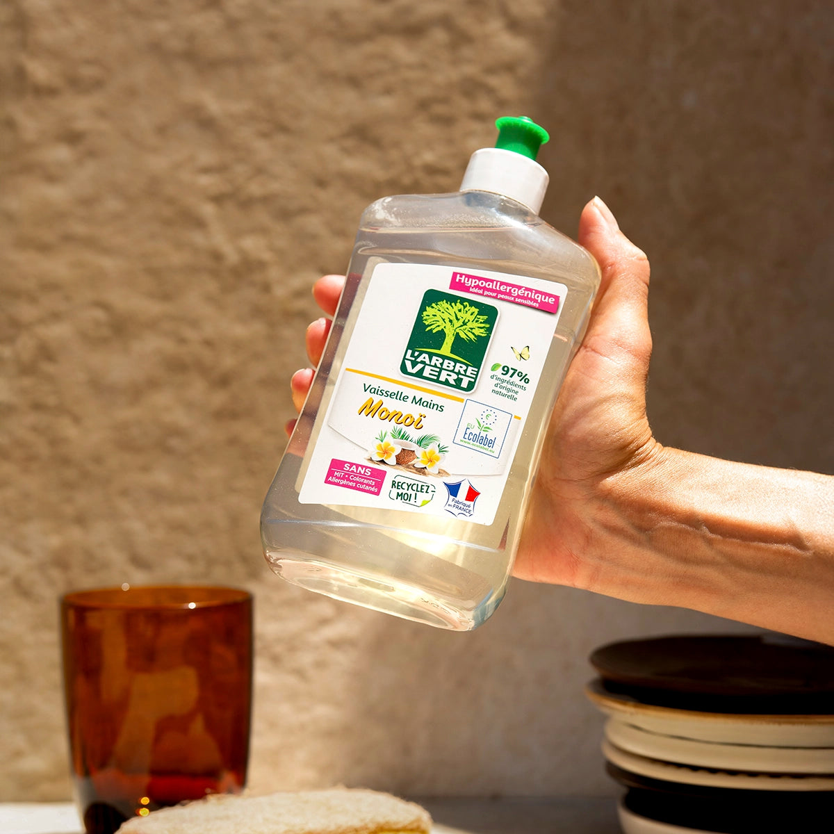 Liquide vaisselle Monoï 500 mL