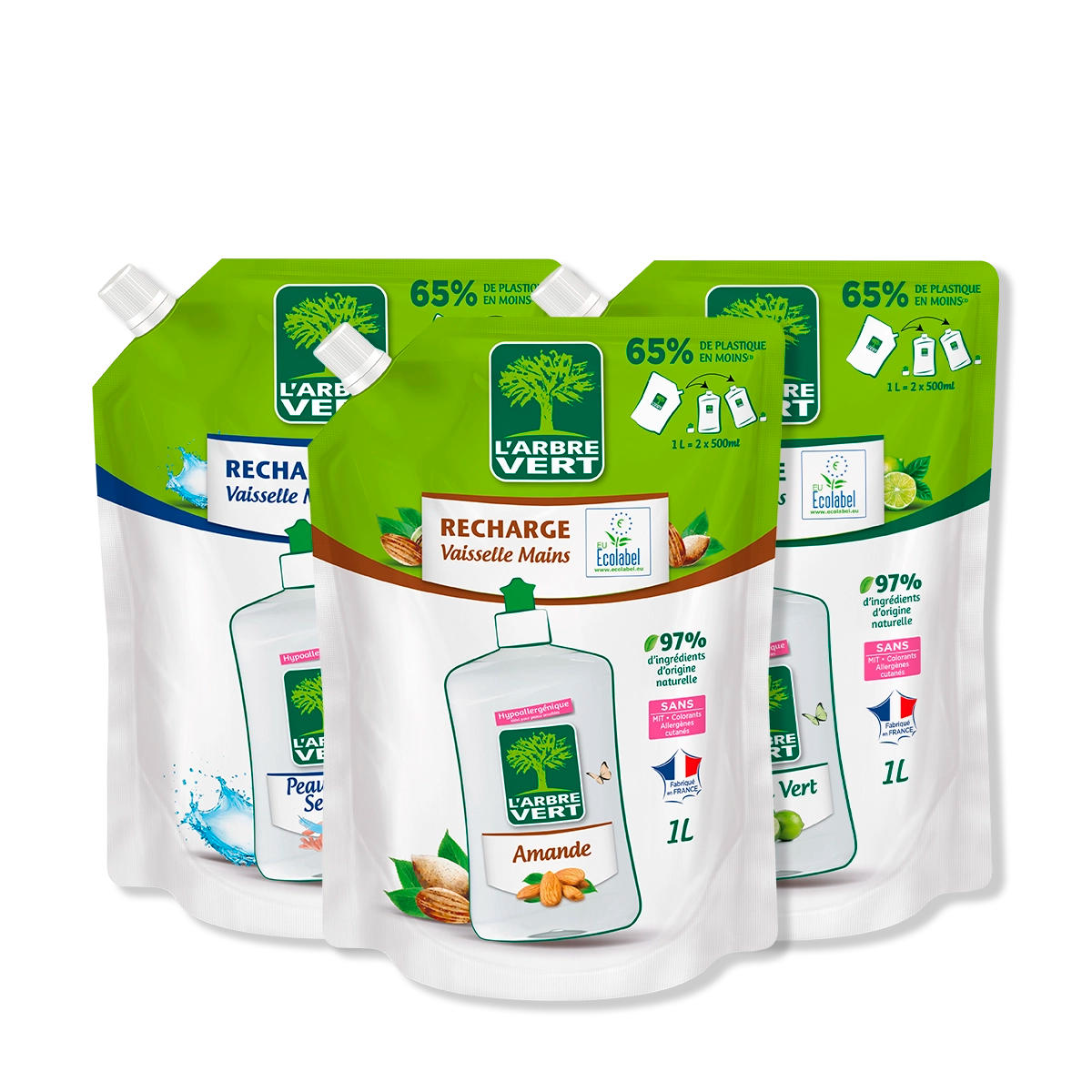 Pack Découverte Recharge Liquide Vaisselle
