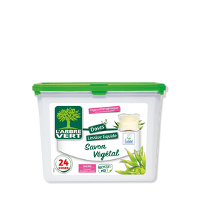 Doses lessive liquide Savon Végétal 24 doses