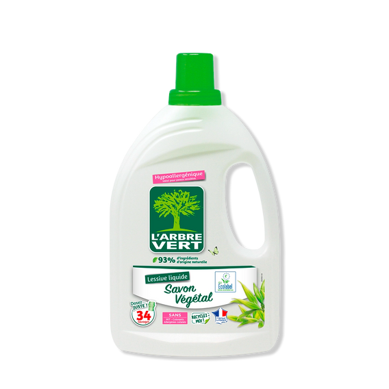 Lessive liquide Savon Végétal 1,53L