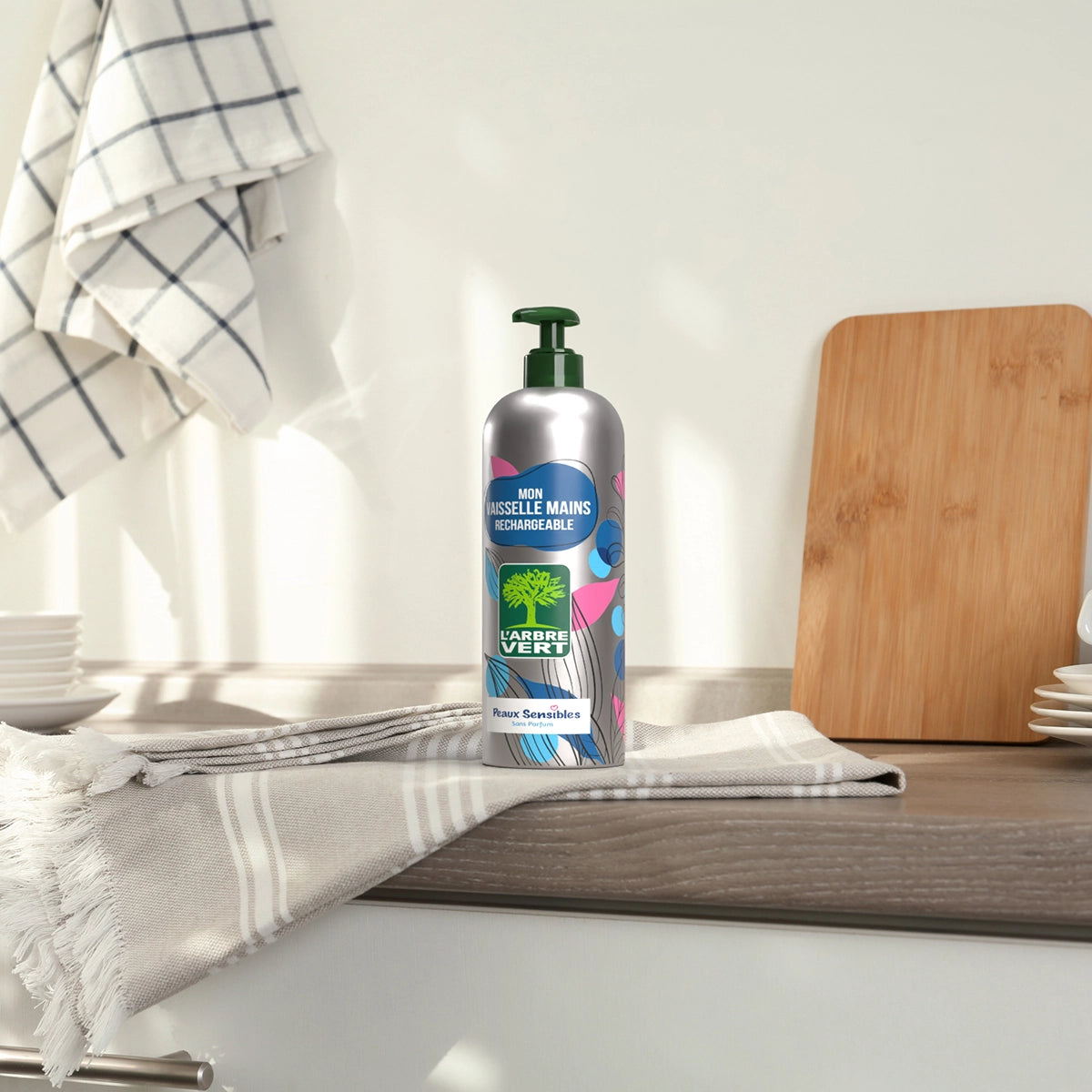 Vaisselle mains rechargeable Peaux Sensibles 490 mL