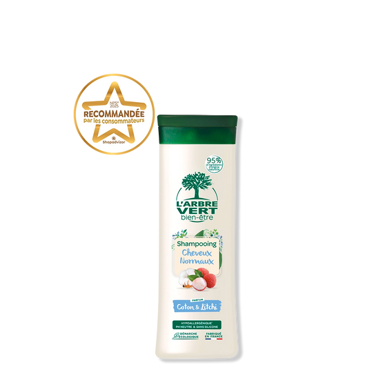Shampooing Cheveux Normaux Parfum Coton & Litchi 250 mL