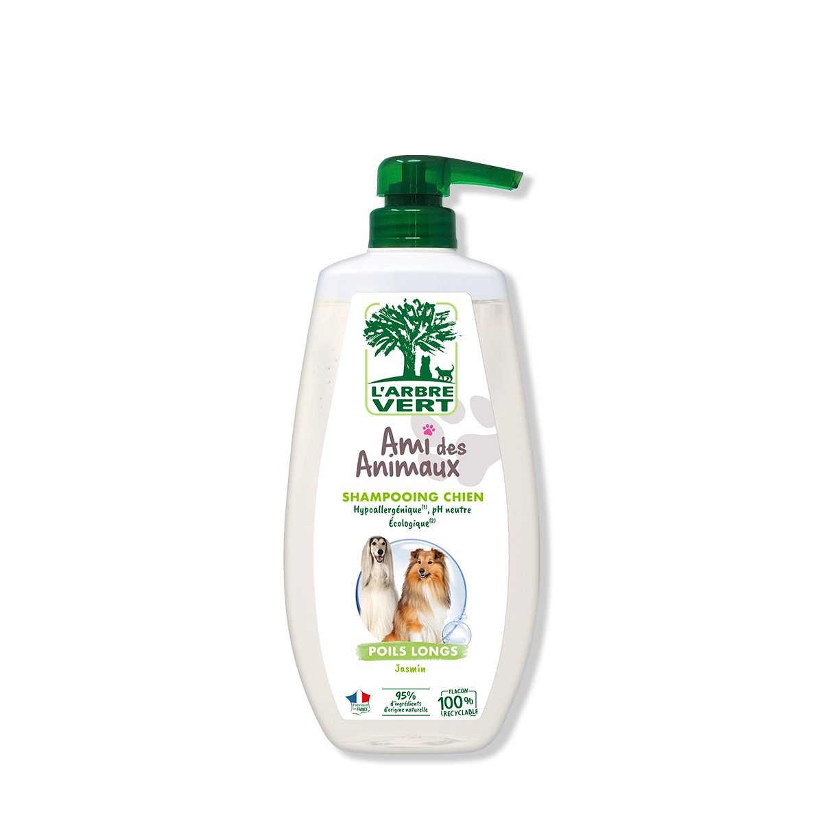 Shampooing chien poils longs Ami des Animaux Jasmin 720 mL