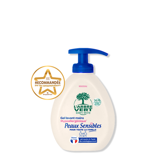 Gel lavant mains Peaux sensibles 300 mL
