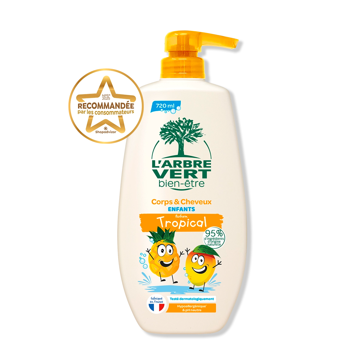 douche tropical enfants
