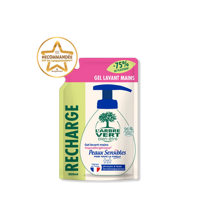 Recharge gel lavant mains Peaux sensibles 300 mL