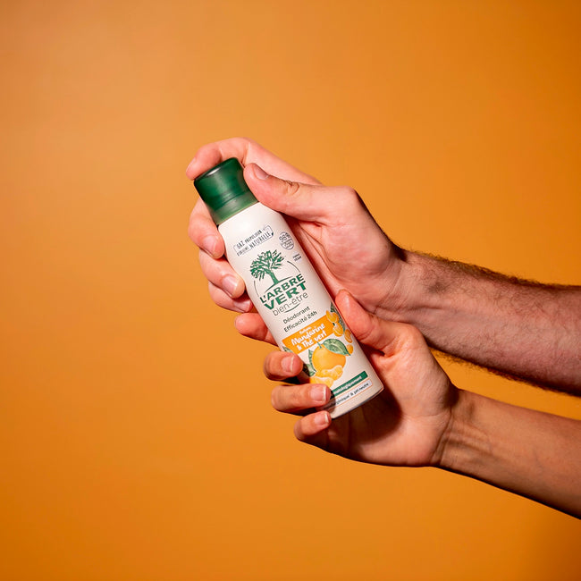 Déodorant spray Mandarine & Thé Vert 125 mL