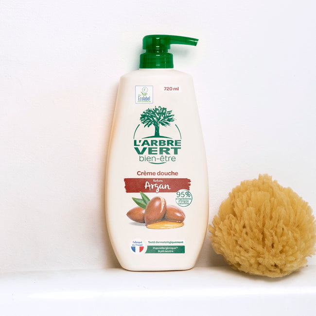 douche argan hypoallergenique ecolabel