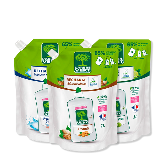 Pack Découverte Recharge Liquide Vaisselle