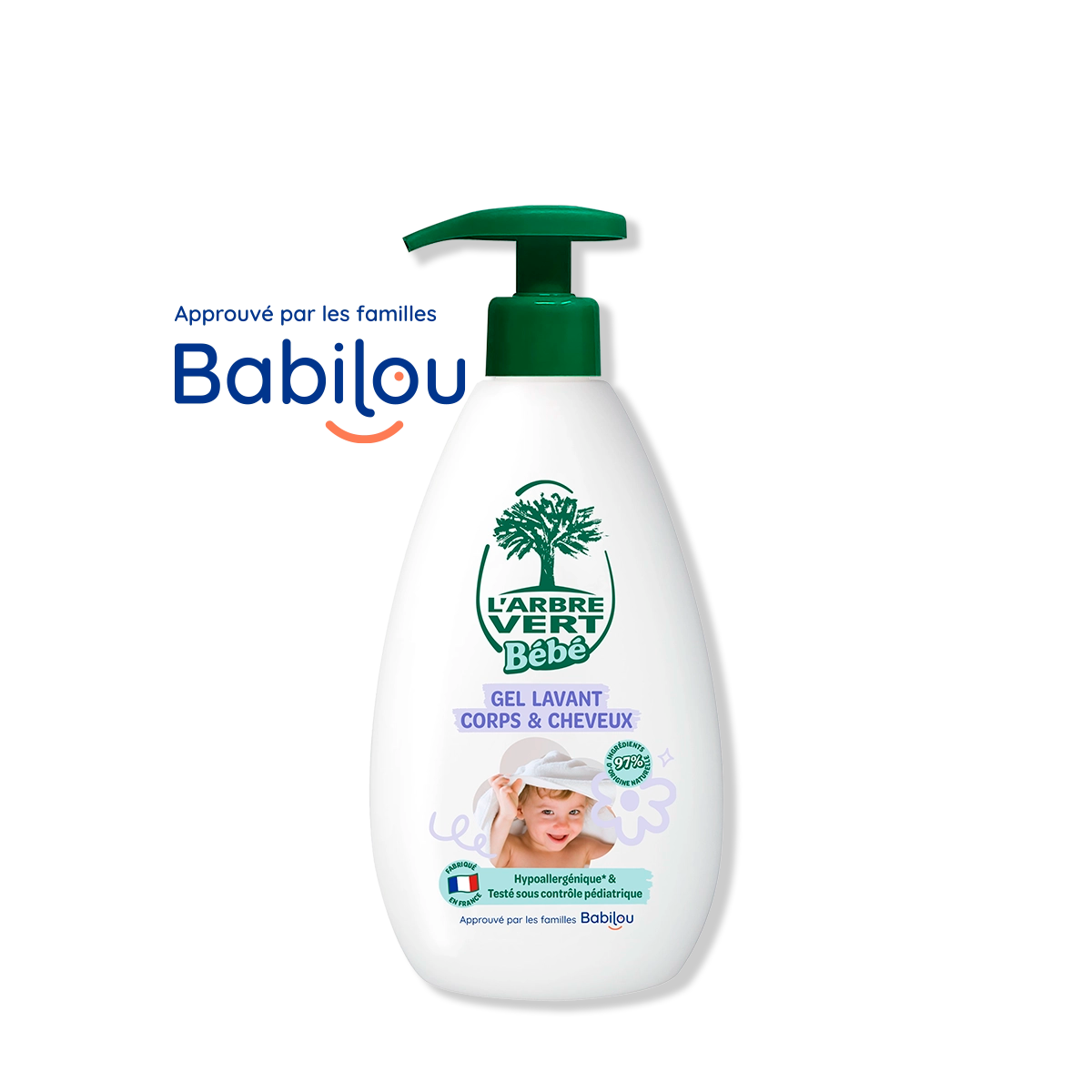 Gel Lavant Corps et Cheveux 500 mL Bébé