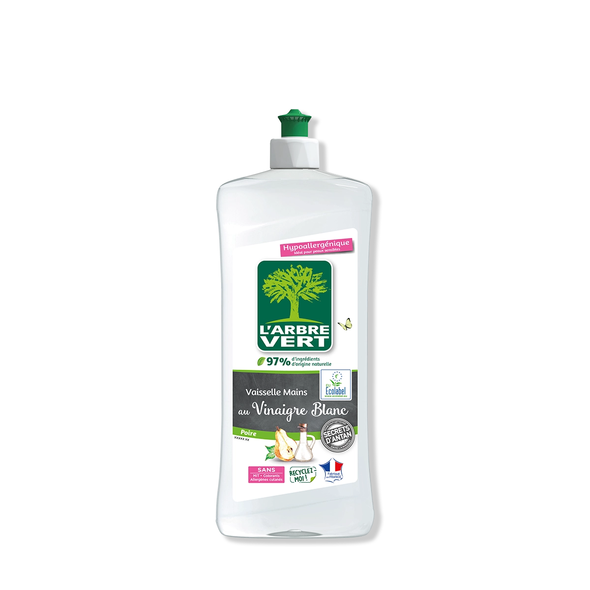 Liquide vaisselle Vinaigre blanc & Poire 750 mL