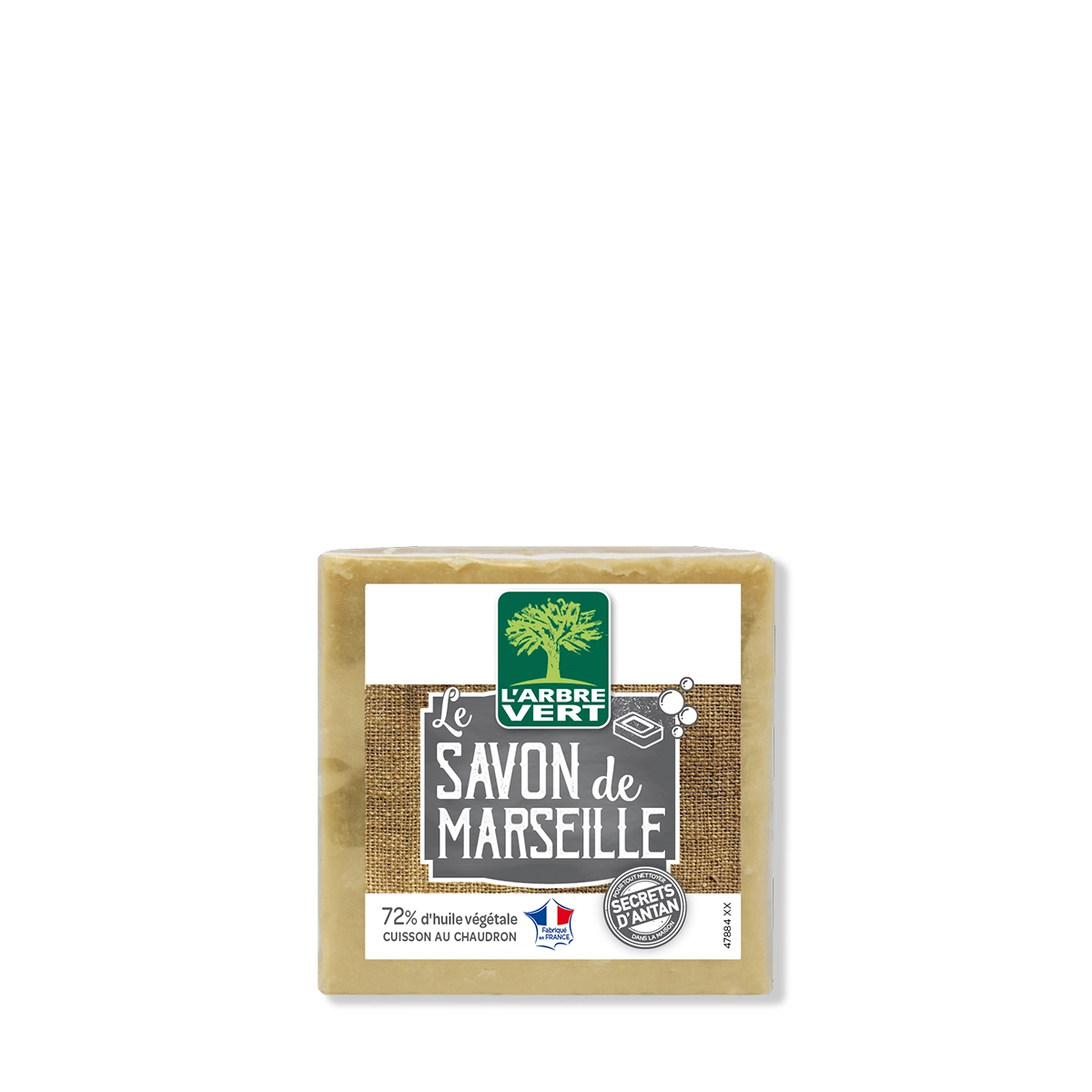 Savon de Marseille 72% A l'huile végétale 300 g