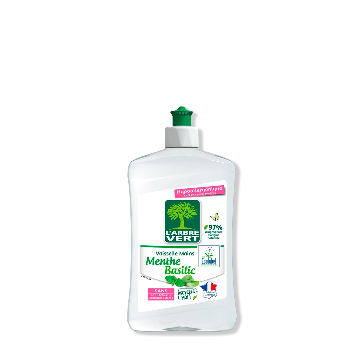 Liquide vaisselle Menthe Basilic 500 mL