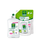 Pack liquide vaisselle et recharge Citron Vert 500 mL + 1L