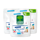 Lot de 3 recharges lessive Peaux sensibles 3 x 1,53L