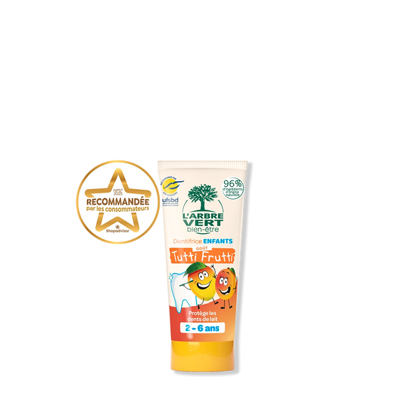 Dentifrice Enfants 2 à 6 ans Goût Tutti Frutti 50 mL
