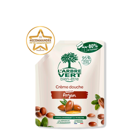 Recharge crème douche Argan avec bouchon 500mL