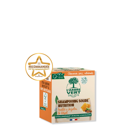 Shampooing solide Huile de Jojoba & Miel 75 g