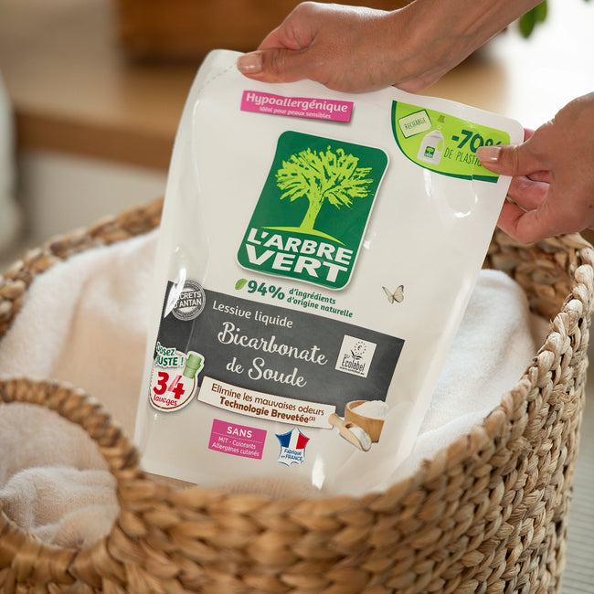 Recharge lessive liquide Bicarbonate de soude 1,53L